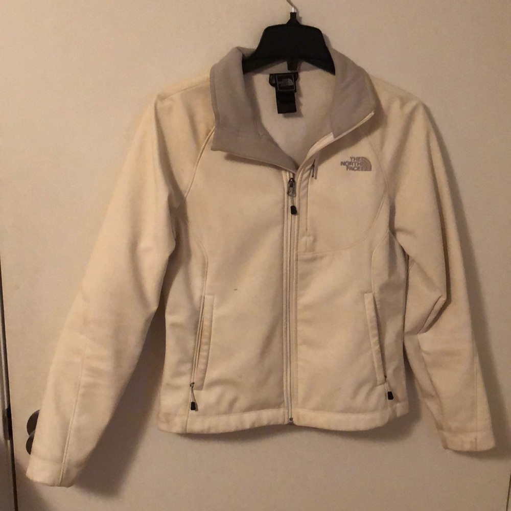 Off White North Face Zip Up Jacket - image 1